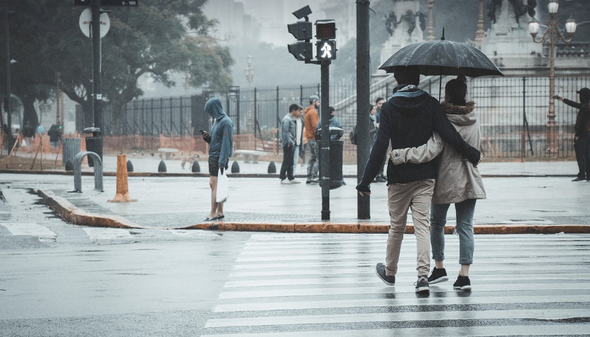 frio e chuva estado do tempo