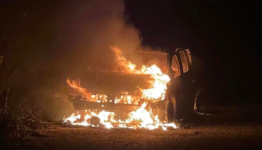 Mafra incendio carro Casais de s Lourenço FB