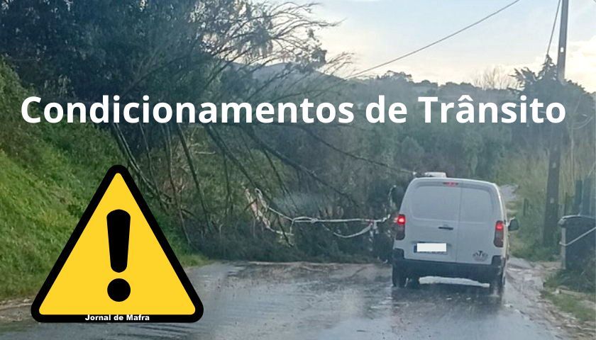 Cortes de trânsito mau tempo condicionamentos de trânsito