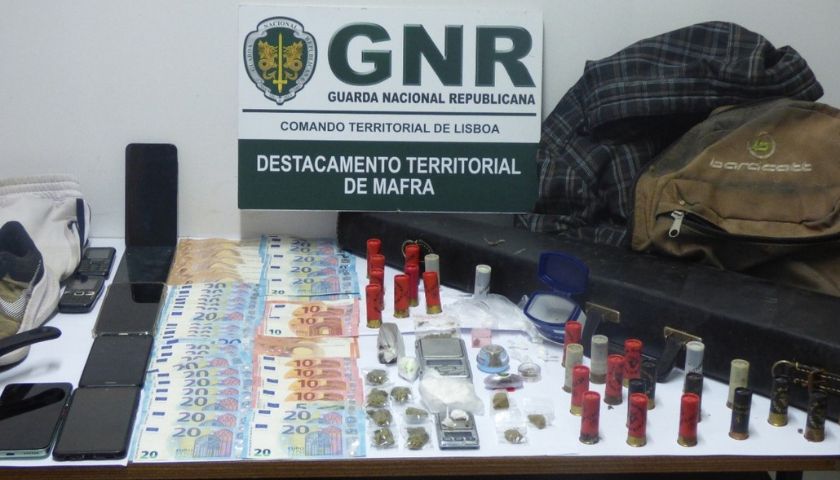 tráfico de droga GNR