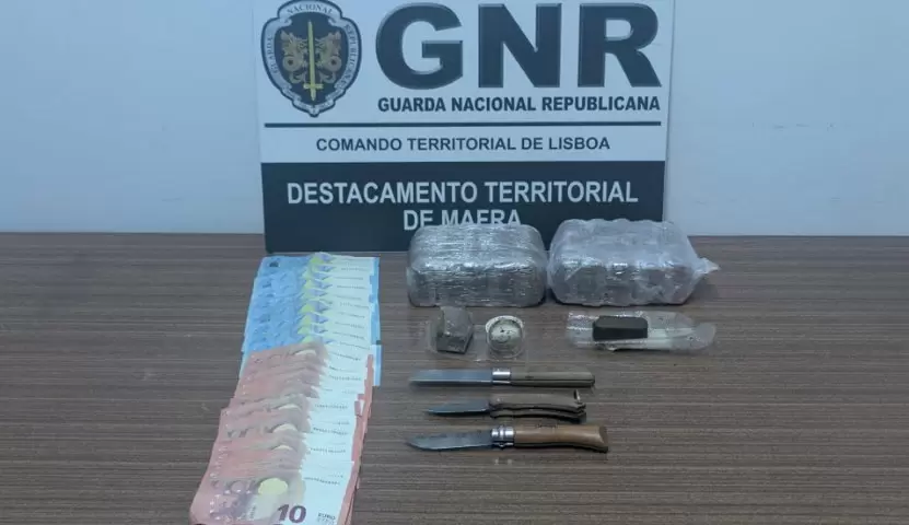 homens detidos Milharado_GNR